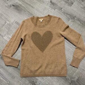 J.Crew Cashmere Heart Sweater
